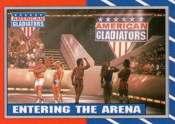 1991 Topps American Gladiators #2 Entering the Arena Front